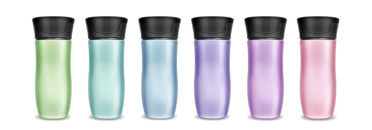 Vector Gratis tumbler cups in pastel colors