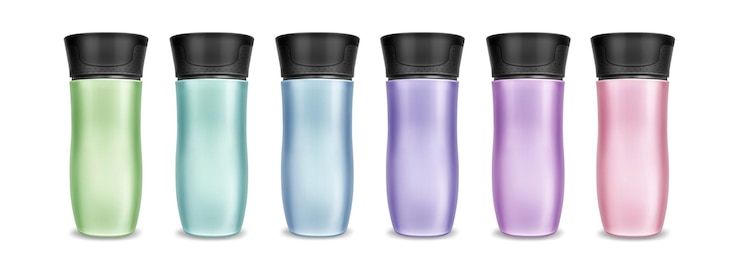 Vector Gratis tumbler cups in pastel colors