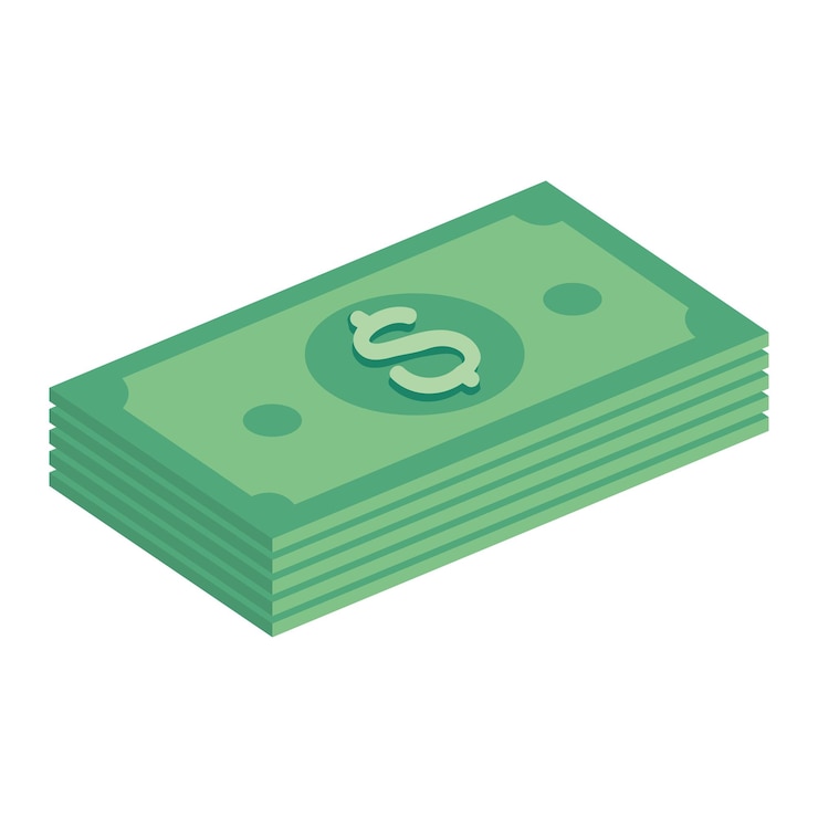 Vector Gratis uang kertas dolar