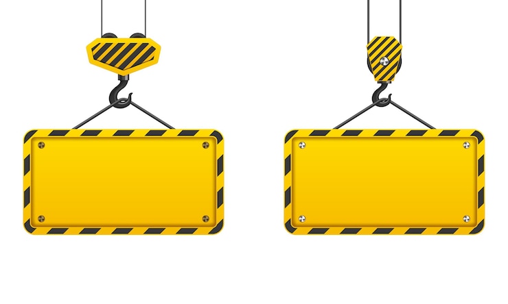 Vector Gratis under construction frame vector illustration
