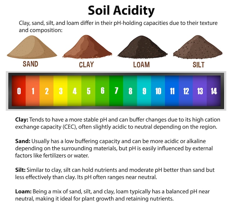 Vector Gratis understanding soil acidity and composition
