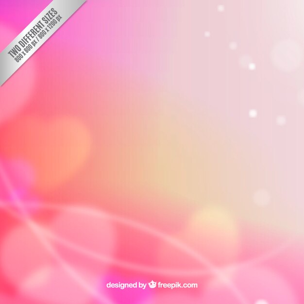Vector Gratis valentines day bokeh background in pink tones