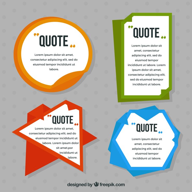 Vector Gratis various quote stickers