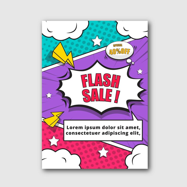 Vector Gratis vector comics super sale discount promotion banner