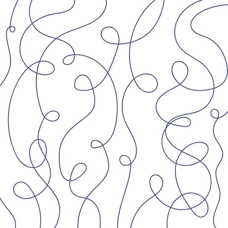 Vector Gratis vector illustration of hand made pen spiral lines