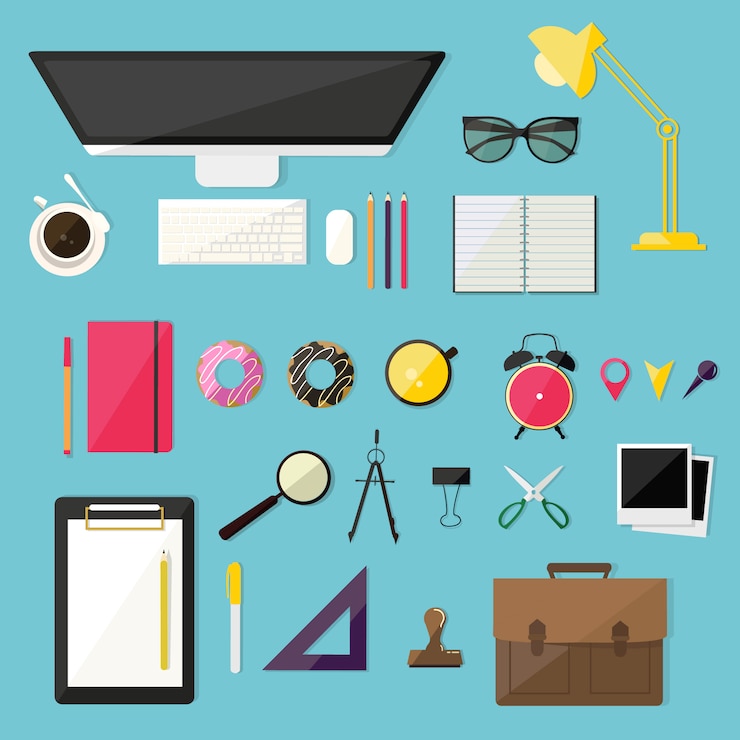 Vector Gratis vektor kantor