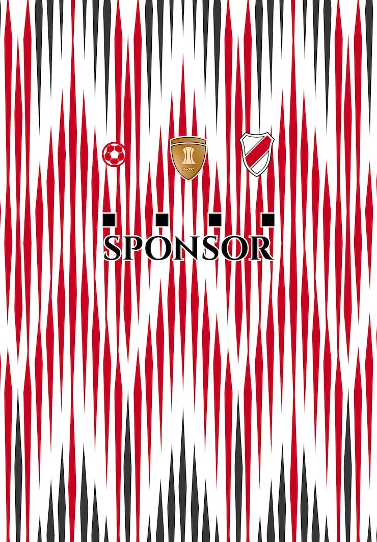Vektor pakaian olahraga sublimasi, desain jersey sepak bola yang bisa dikustomisasi