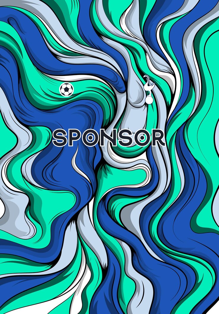 Vector Gratis vektor pakaian olahraga sublimasi, desain jersey sepak bola yang bisa dikustomisasi