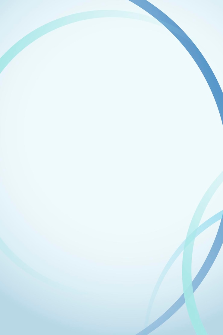 Vector Gratis vektor templat bingkai kurva biru