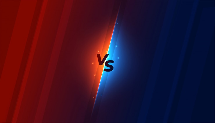 Vector Gratis versus vs screen background in shiny style design