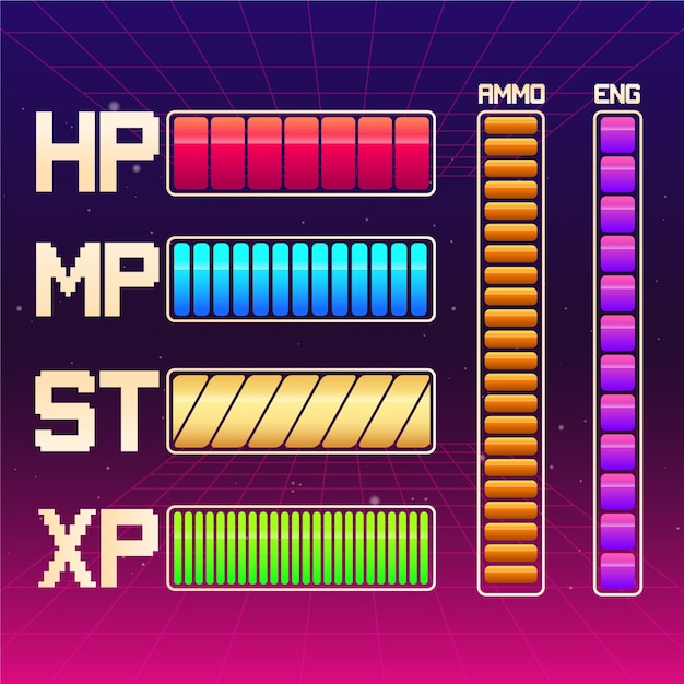 video game elements collection