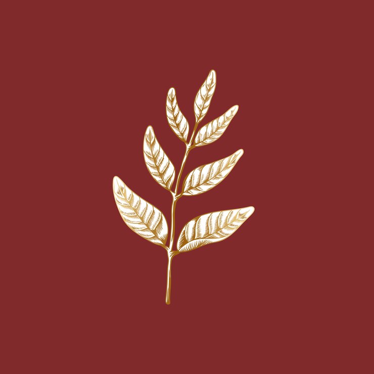 Vector Gratis vintage leaf drawing