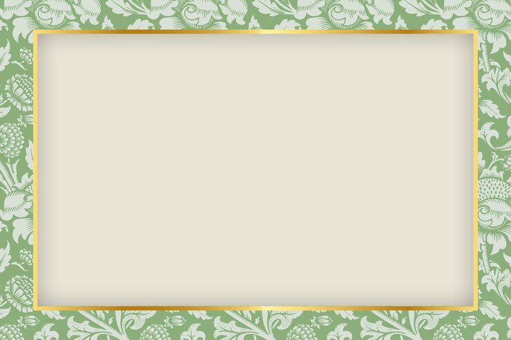 Vector Gratis vintage nature ornament frame pattern vector