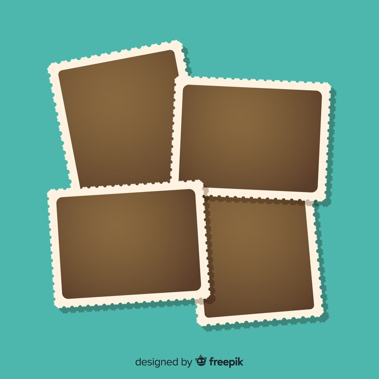Vector Gratis vintage photo frame collection