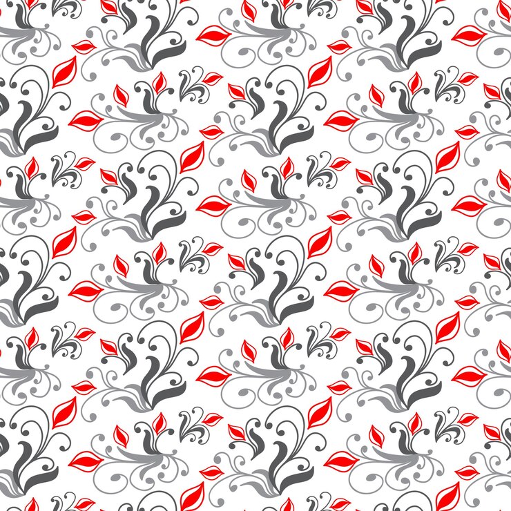 Vector Gratis vintage seamless pattern with floral elements texture for wallp