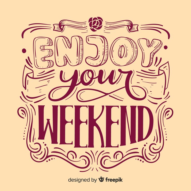 Vector Gratis vintage sepia weekend greeting