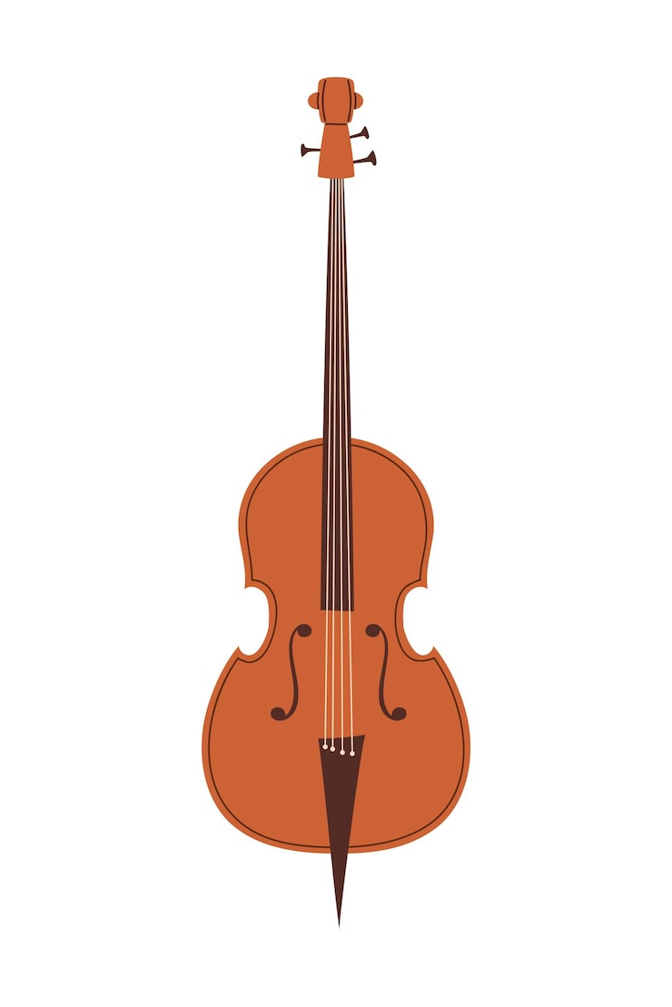 Vector Gratis violin musical instrument icon isolated