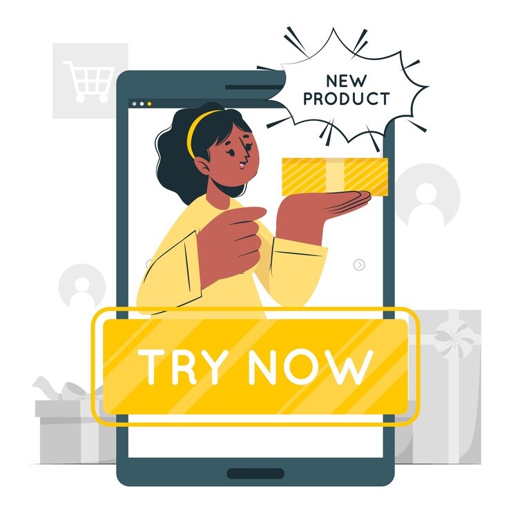 Vector Gratis virtual demo concept illustration
