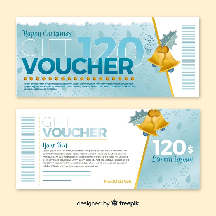 Vector Gratis voucher hadiah perak
