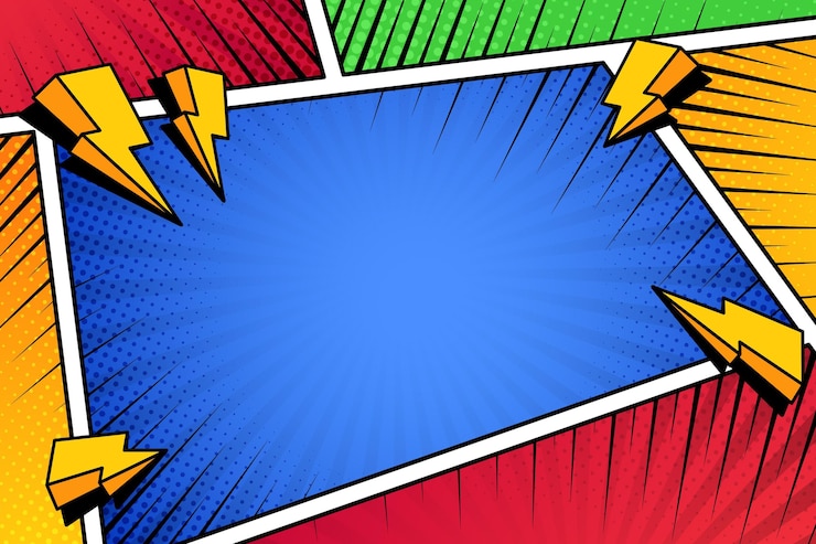 Vector Gratis wallpaper gaya komik