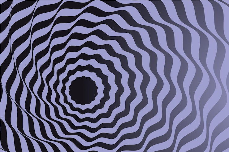Vector Gratis wallpaper ilusi optik psikedelik