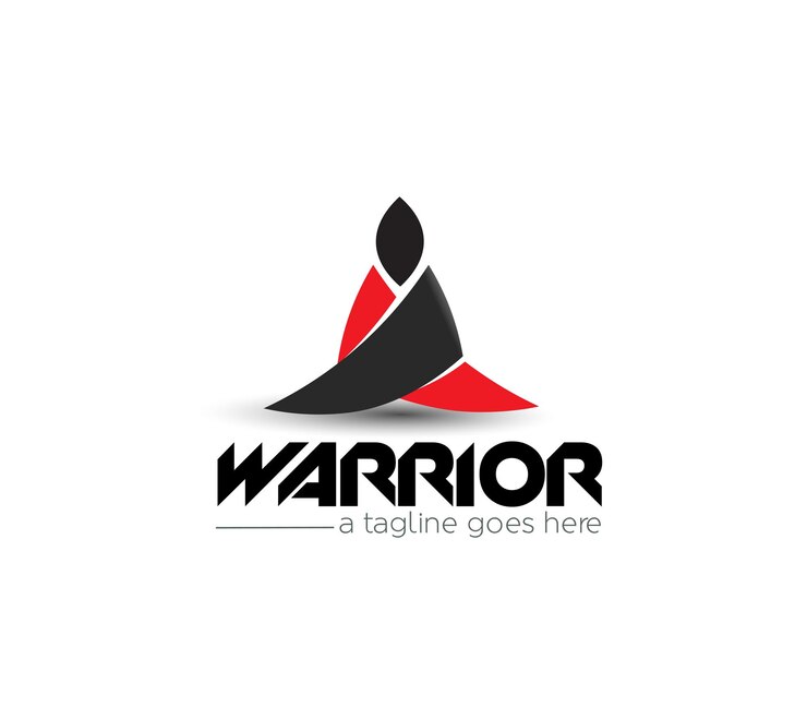 Vector Gratis warrior branding identity corporate vector logo design