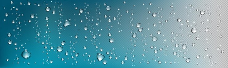 Vector Gratis water droplet on glass background rain texture