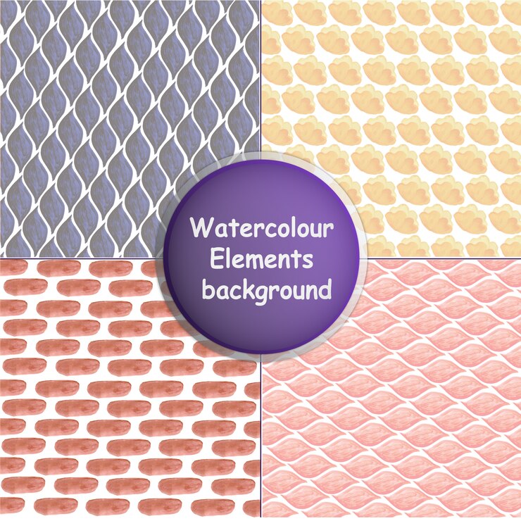 Vector Gratis watercolor elements background