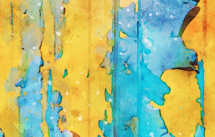 Vector Gratis watercolor hand paint stains illustration