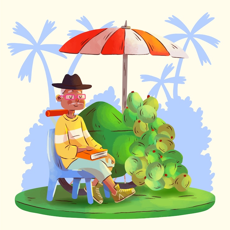 Vector Gratis watercolor latin america scene illustration