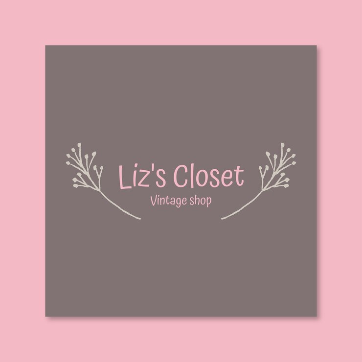 Vector Gratis watercolor pastel vintage clothing shop logo template