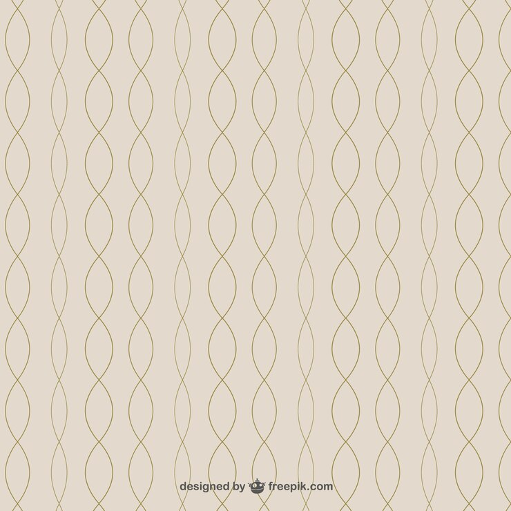 Vector Gratis waving lines seamless pattern