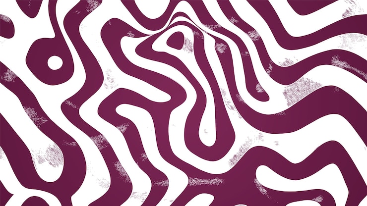 Vector Gratis wavy stripes pattern