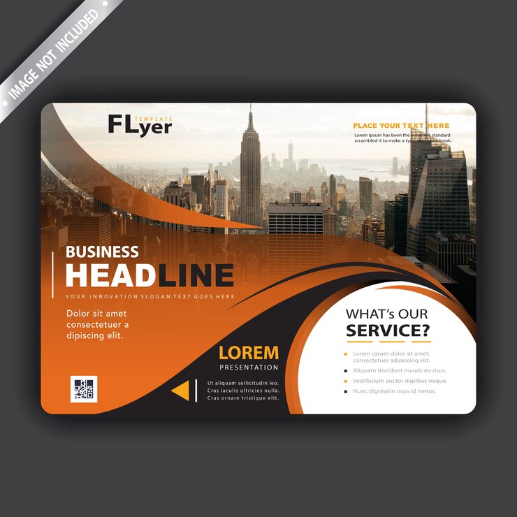 Vector Gratis wavy vector flyer