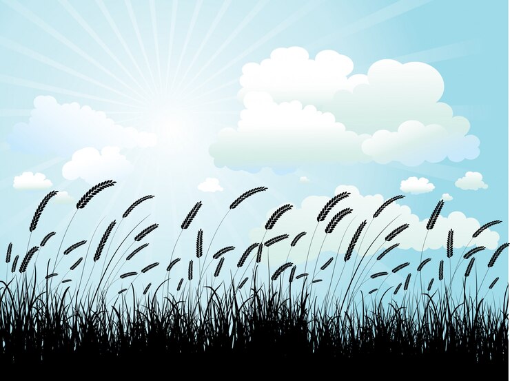 Vector Gratis wheat silhouette
