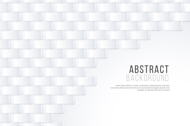 Vector Gratis white abstract wallpaper in 3d style