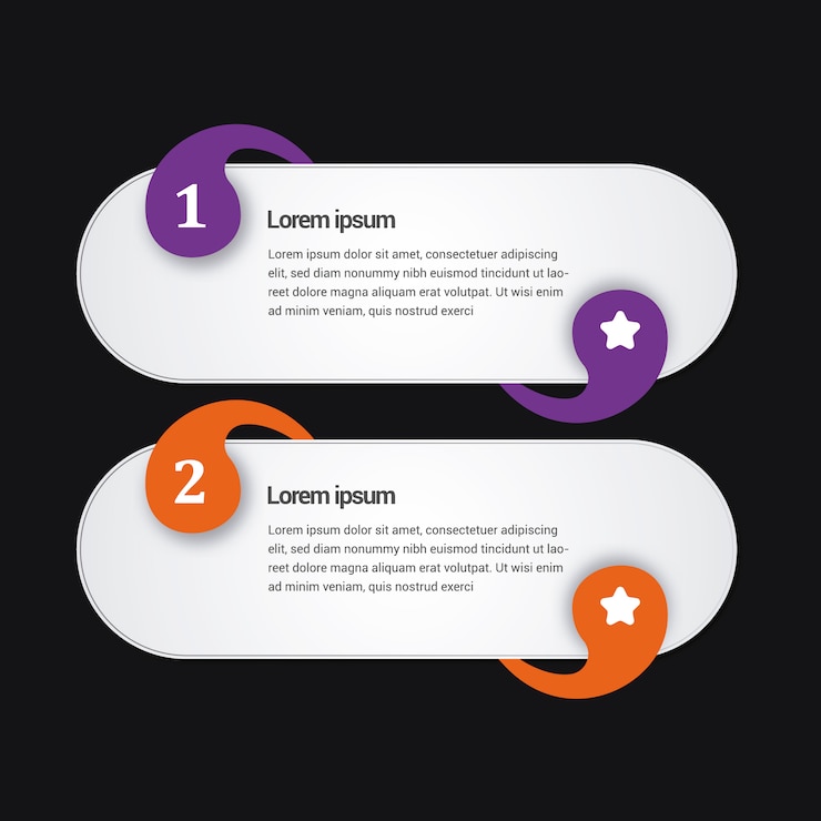 Vector Gratis white infographic design