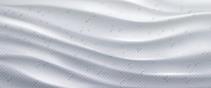 Vector Gratis white liquid wave 3d cosmetic cream milk ripple
