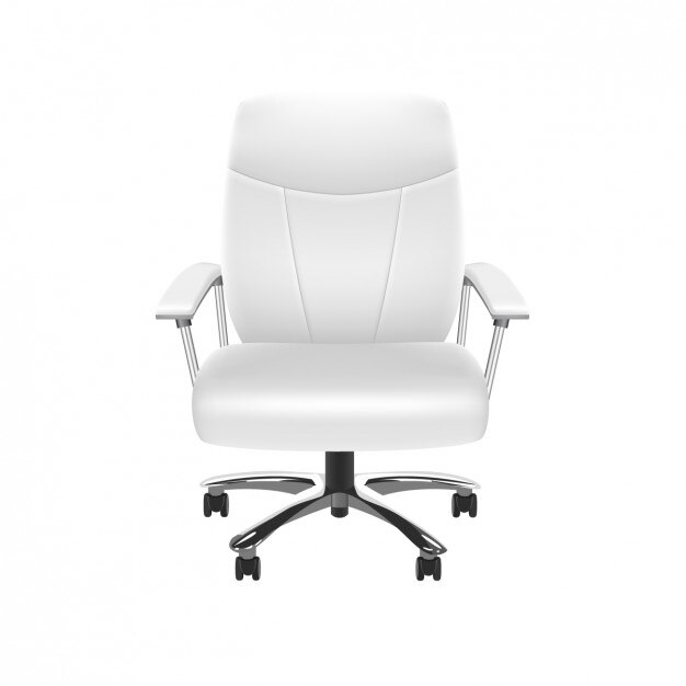 White office chair