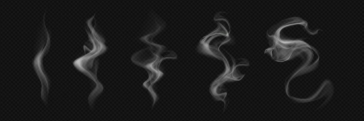 Vector Gratis white realistic smoke elements