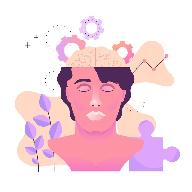 Vector Gratis world mental health day
