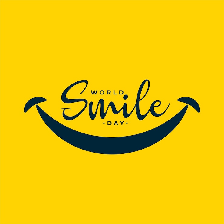 Vector Gratis world smile day modern background for joyful emotion vector