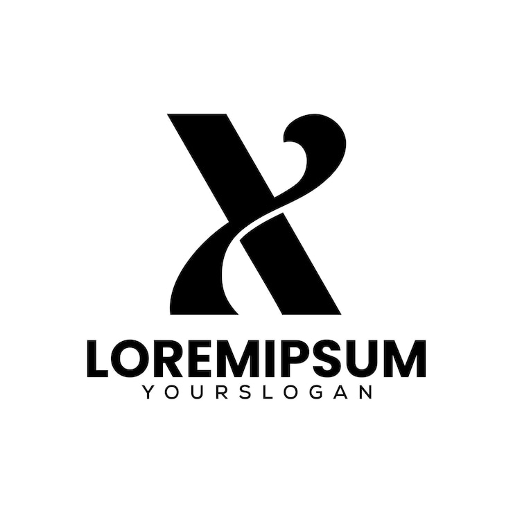 Vector Gratis x creative logo design vector