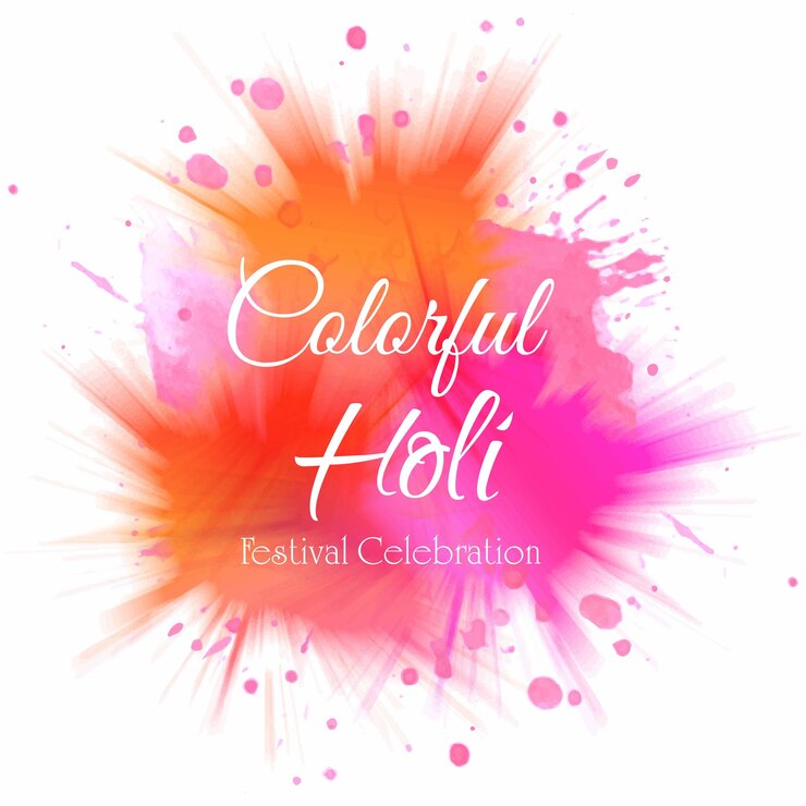 Vector Gratis x9holi celebration colorful splash for indian festival background