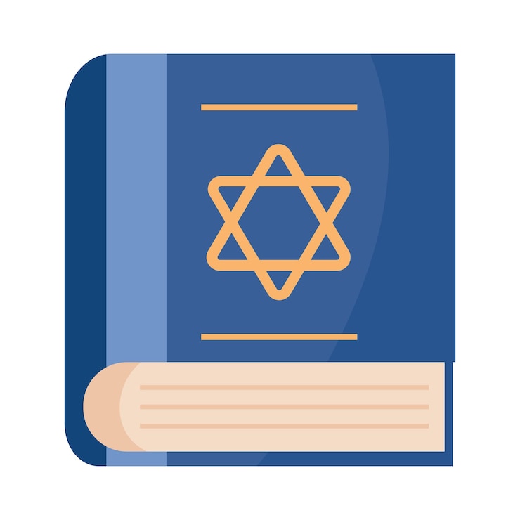 Vector Gratis yom kippur koran book