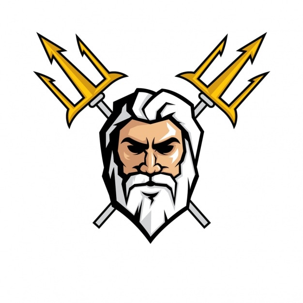 Vector Gratis zeus face design