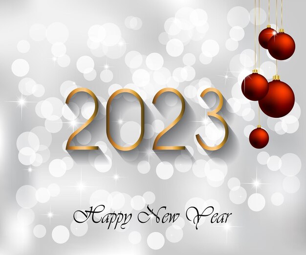 2023 Happy New Year background