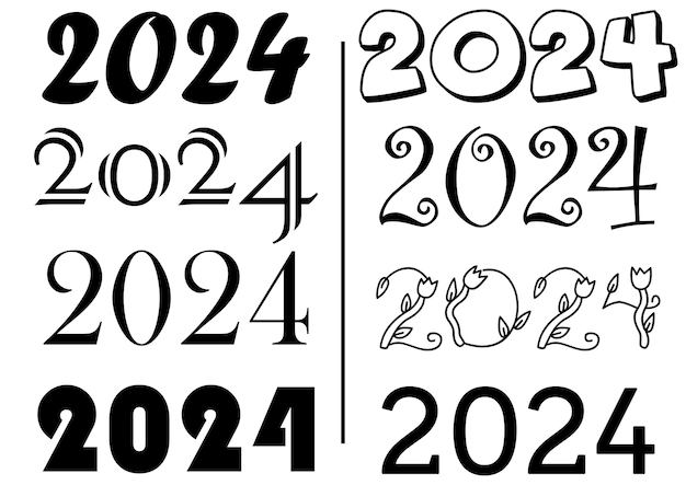 2024 number logo