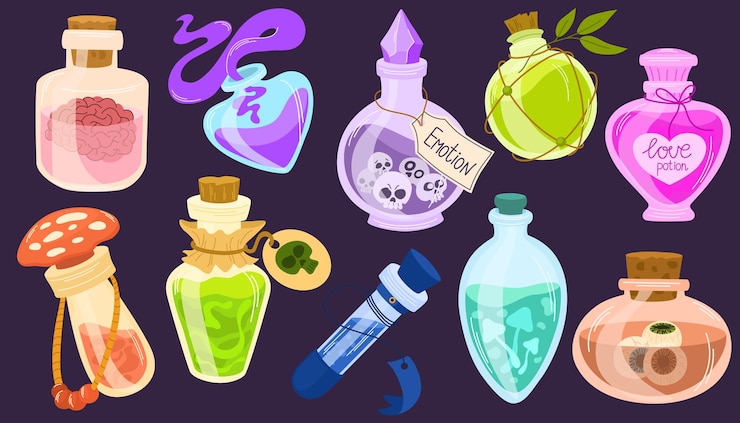 Vector 2367_halloween_potions