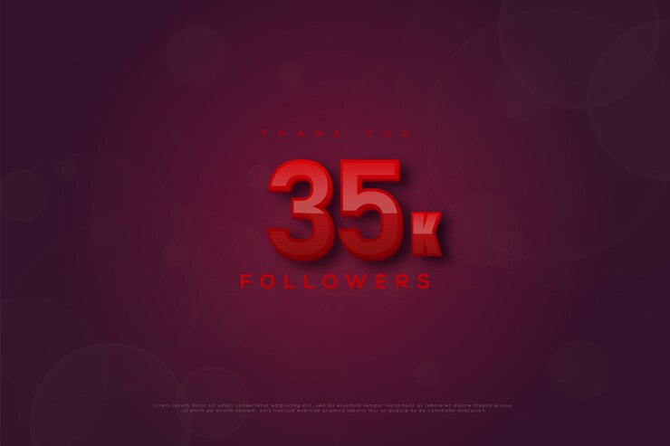 35k followers with combined color numbers.